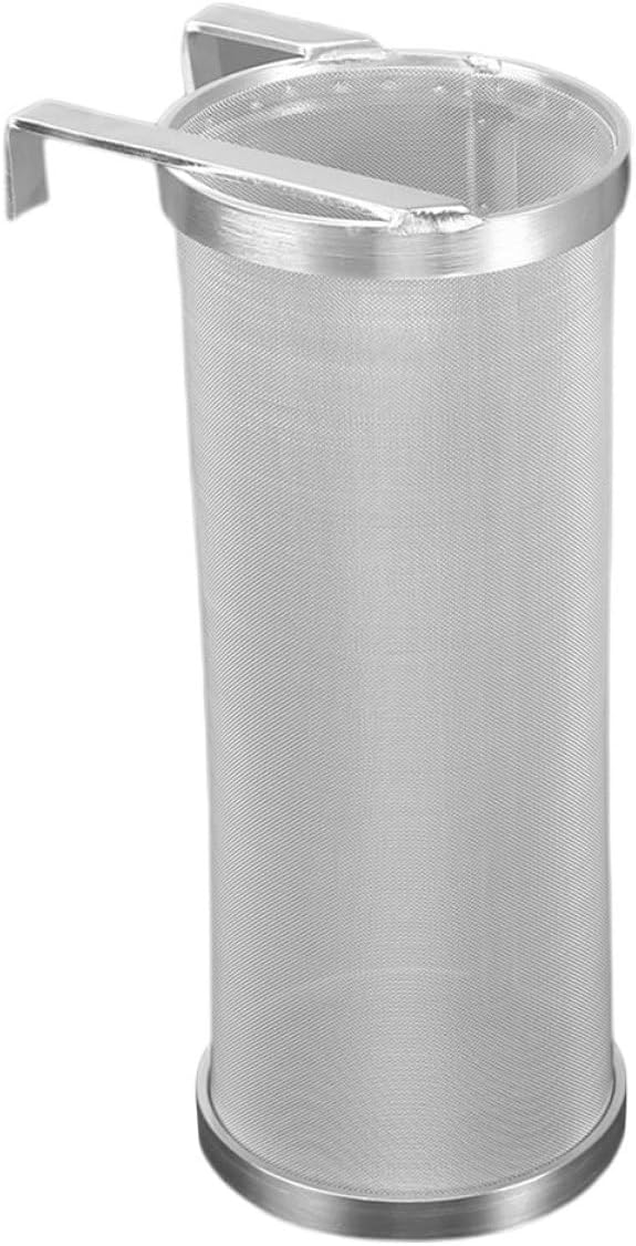 LIFKOME 1Pc Creative Stainless Steel Wine Filter Barrel Multi Function Brewing Tool for Home Winemaking Beer Compatible with Standard Sized Boil Pots