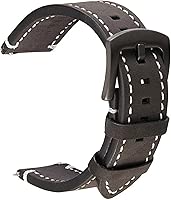 HYOPBSCN WCC00816 18mm 20mm 22mm 24mm Quick Release Watch Straps Vintage Replacement Belt Bracelet Men's and Women's Business Band
