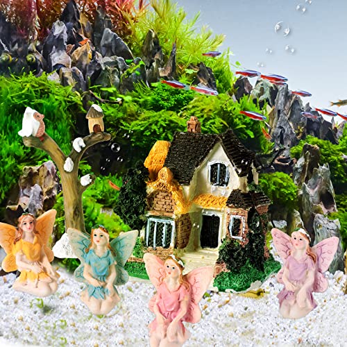 31 Pieces Fairy Garden Accessories Fairy Garden Miniatures Fairy House Supplies Girl Fly Wing Dollhouse Decor For Home Garden Lawn Decoration #TOP3