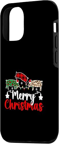 Miniatura 5 de iPhone 12 mini Pig Xmas Party Pig Owner Pig Lover Christmas Case