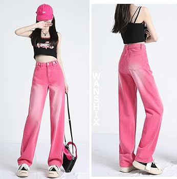 Amazon | [WANSHIX] ジーンズ デニムパンツ レディース