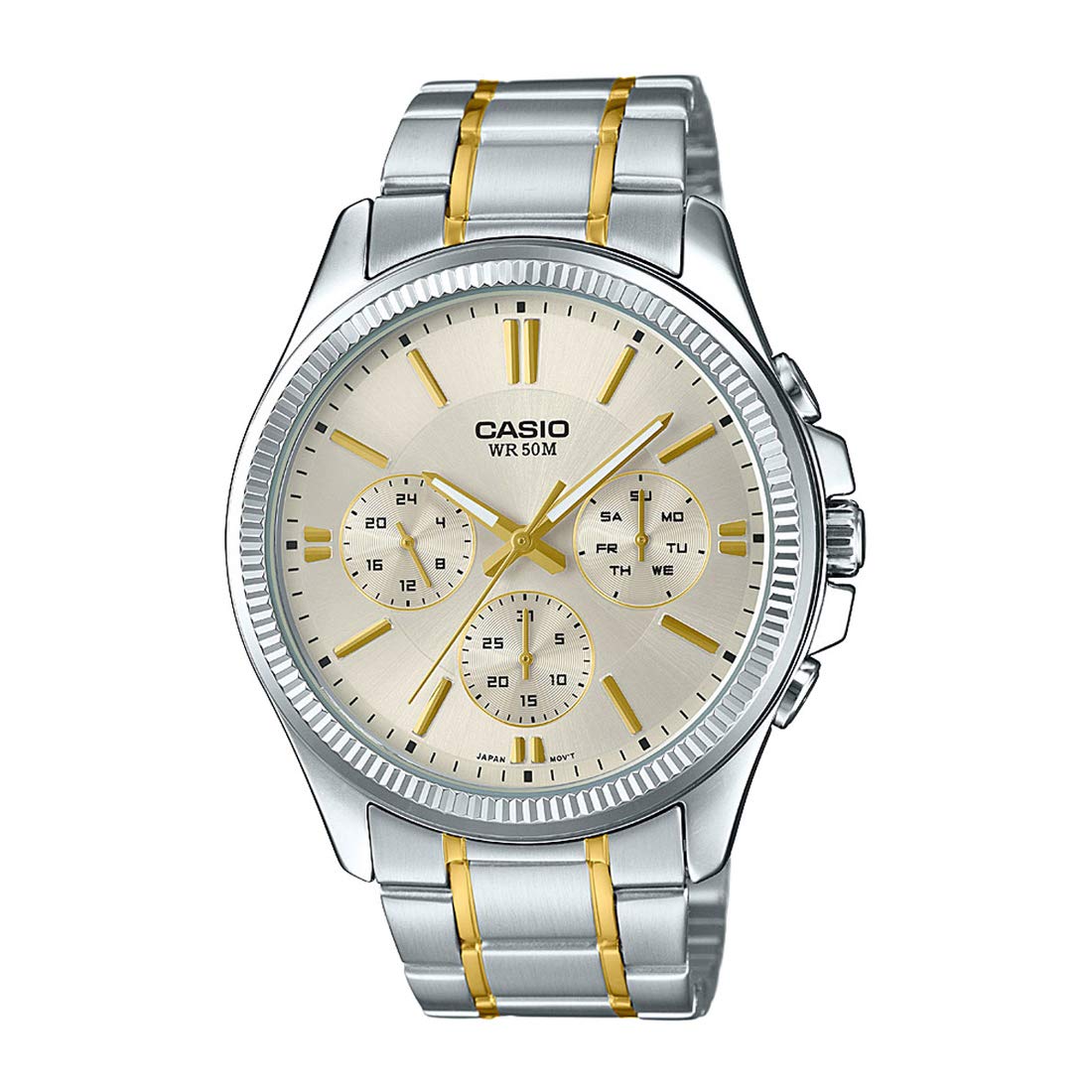 Casio Enticer Analog White Dial Mens Watch MTP-1375HSG-9AVIF(A1657) (B07XDBZDSV) Amazon Price History, Amazon Price Tracker