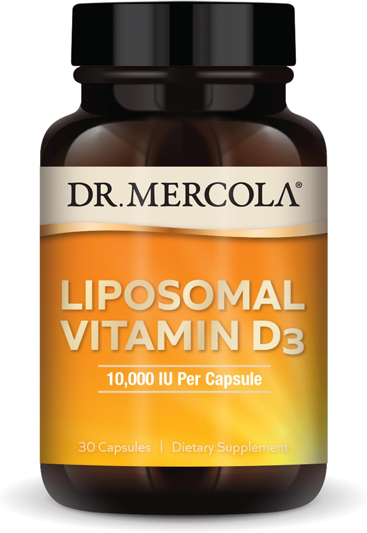 Dr. Mercola Liposomal Vitamin D3,10,000 IU,30 Capsules