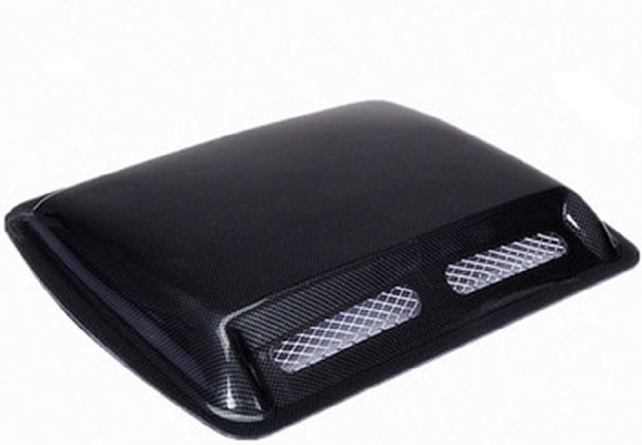 Hood Scoops Car Hood Air Vents, Car General Hood Air Intake Shovel Large Carbon Fiber Decorative Cover Stickers, Easy to Install
