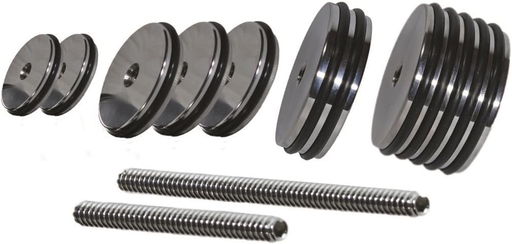 Dead Center Archery Products Custom Balance Weight Kit - (1) 6oz, (1) 3oz, (3) 1oz, (2) 1/2oz, (3) Threaded rods