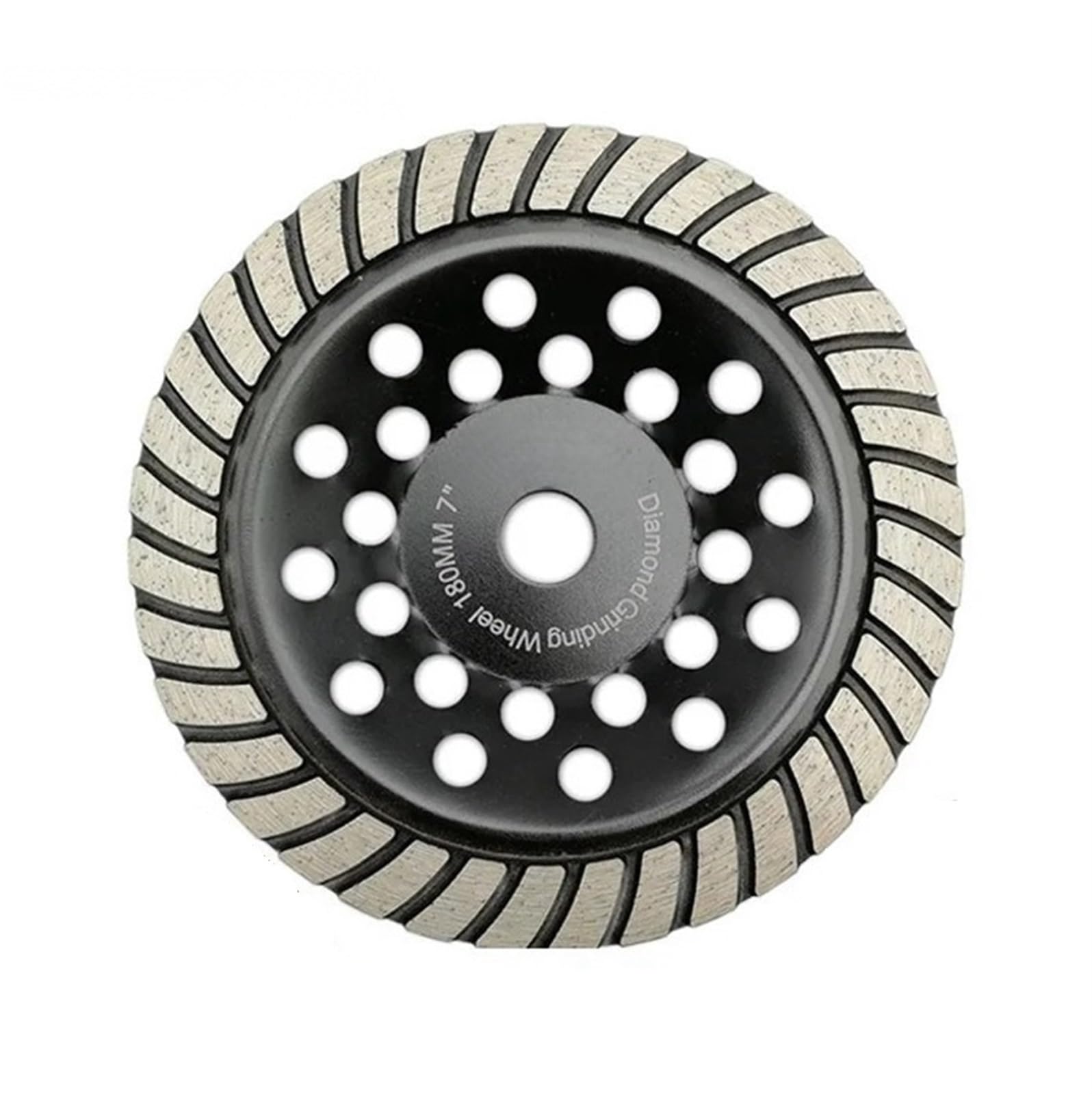 Disfraces de diamante, 1 disco de pulido de diamante Turbo Row con diámetro de 4"/100 mm, 4,5"/115 mm, 5"/125 mm y 7"/180 mm(125mm)