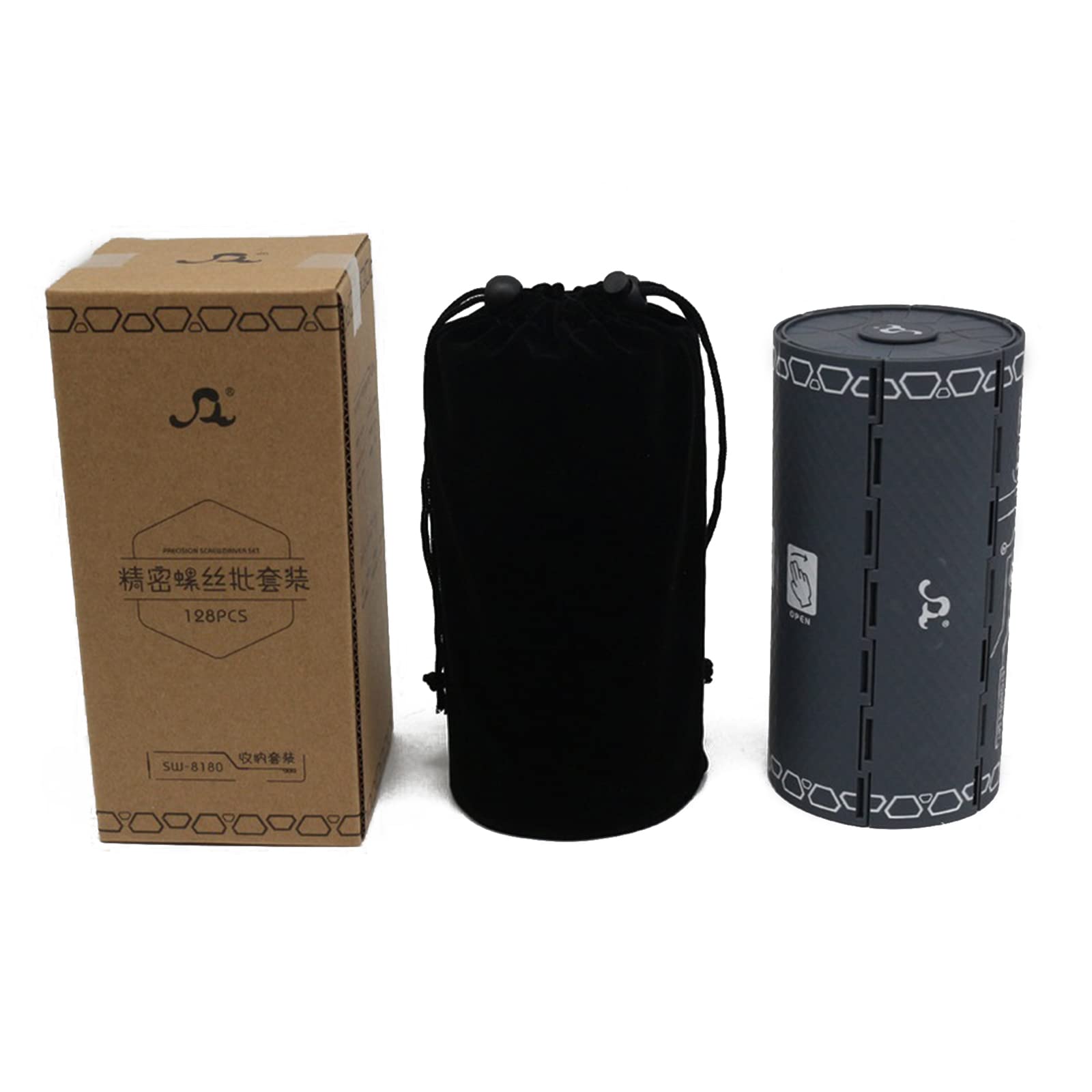 Jeu de tournevis de précision 128 en 1, kit d ' outils électroniques, jeu de tournevis magnétiques, outil de réparation pratique pour ordinateurs et téléphones