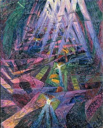 Tableau Toile d'Art Boccioni, impression haute définition