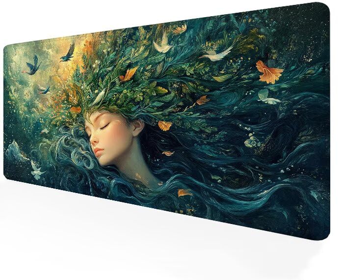 Tapis de souris gamer XXL 1000x400mm grand sous-main confort pour bureau