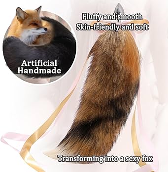 Amazon.com: Butt Plug Fox Tail,Brown and Black Stripes Artificial Handmade  Fox Tail,SM Props, Stainless Steel Anal Plug,Female Anal Expander,Cosplay  Sex Toys-30 Tail|2.8CM Anal Plugs : Health & Household