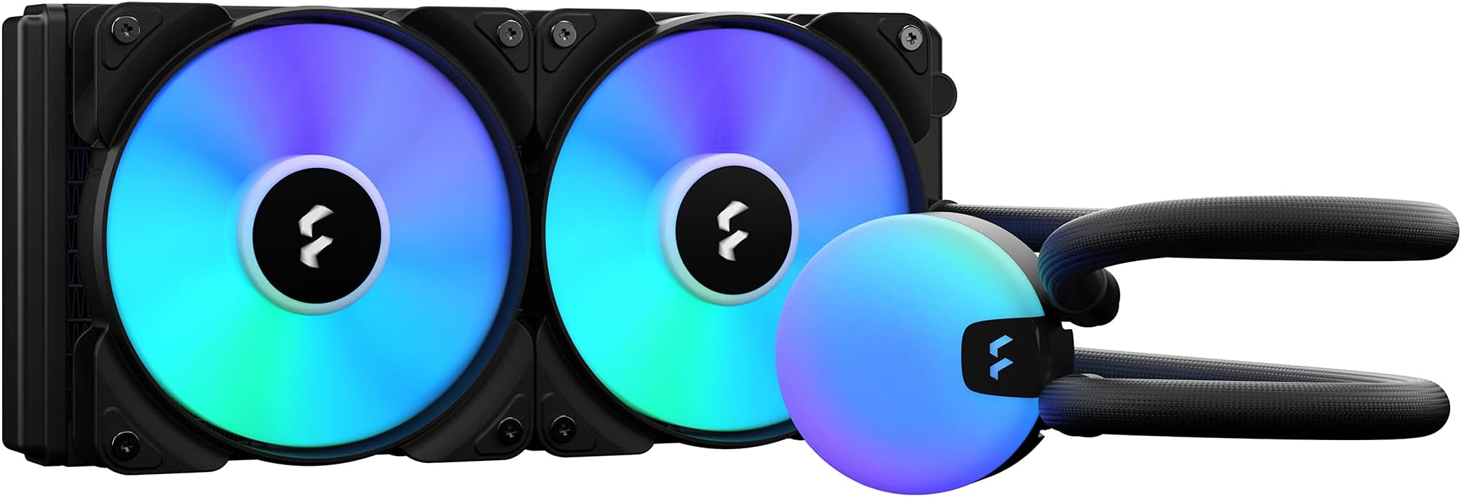 Fractal Design Lumen S24 RGB Aspect 12 RGB x2 AIO CPU Liquid/Water Cooler