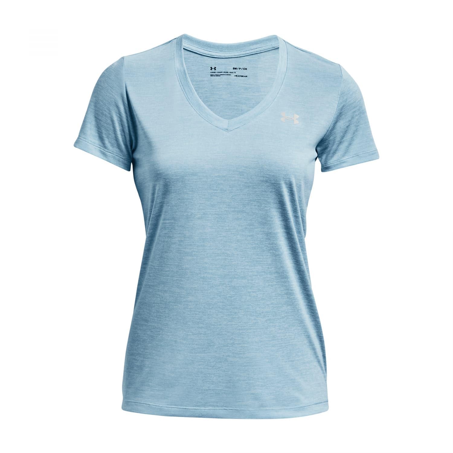 Under Armour Women's UA Tech™ Twist V-Neck Short Sleeve Tech SSV- Twist Mujer (Pack de 1) — view 7