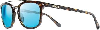 Revo Sunglasses Atlas Polarized Crystal Glass Lens with Square Frame