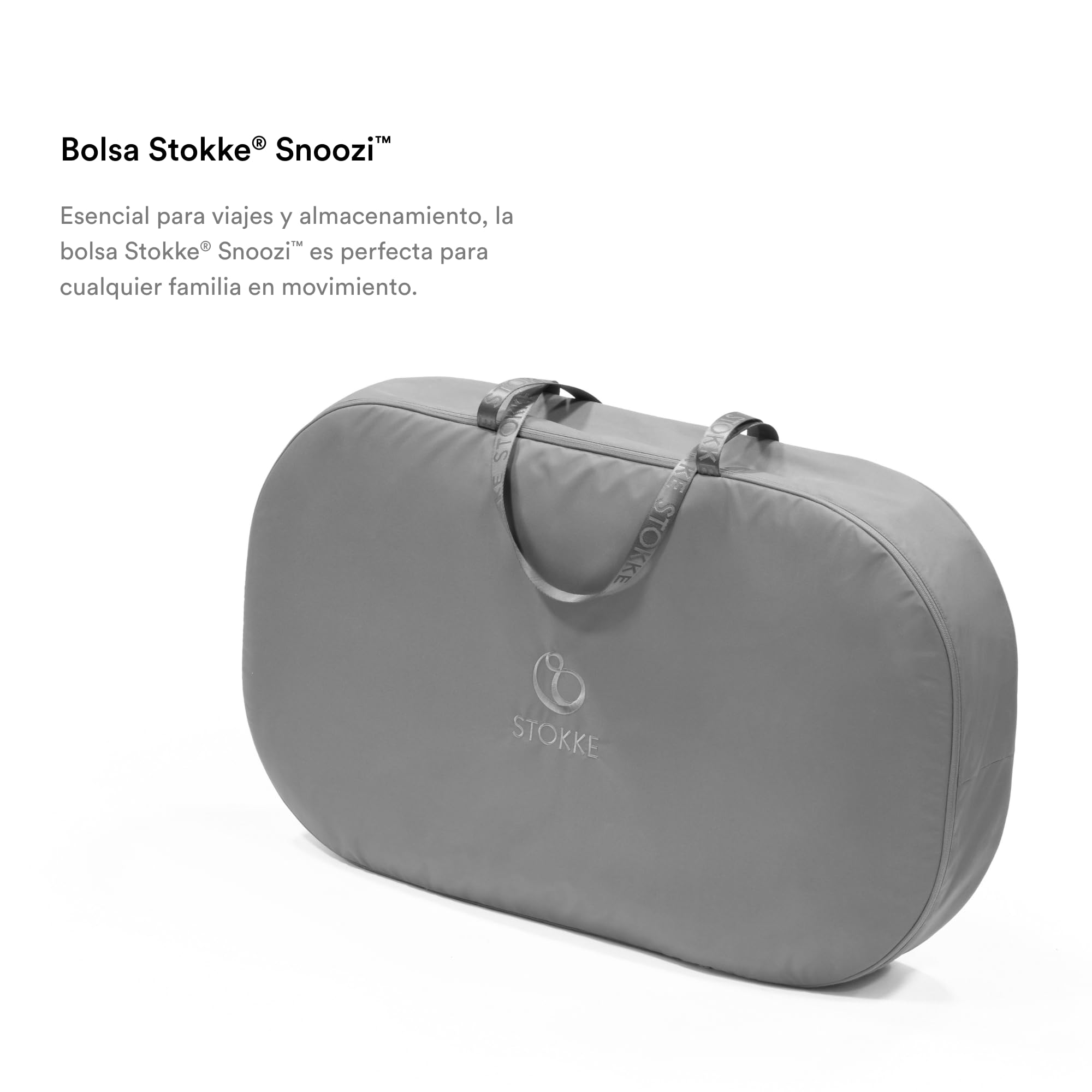 Stokke Bolsa Snoozi, Gris Oscuro - Bolsa Protectora para Transporte y Almacenamiento para Snoozi - 100% poliéster