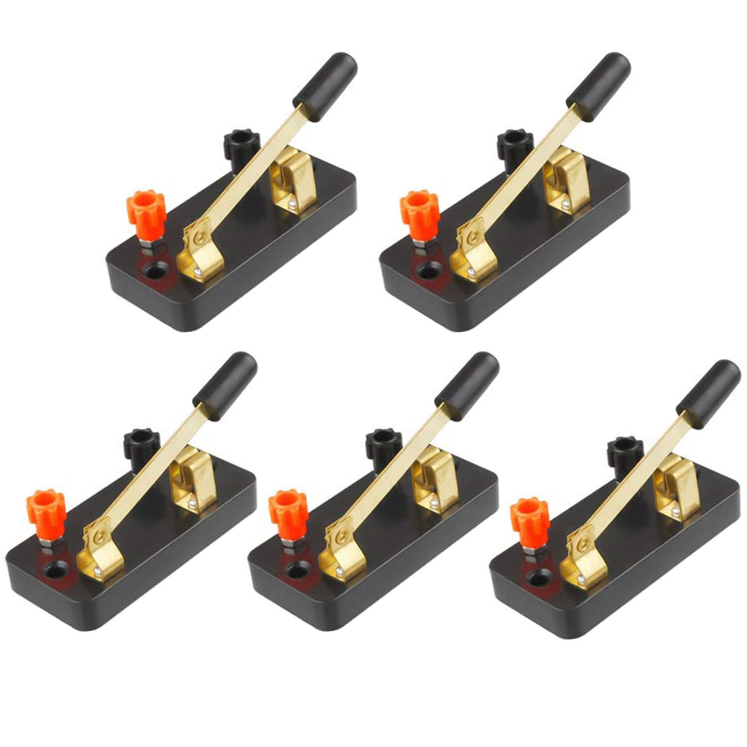 5 Pièces SPST Commutateur, Interrupteur d'électricité physique Interrupteur Expérimentation couteau pour expériences d'électricité physique DIY