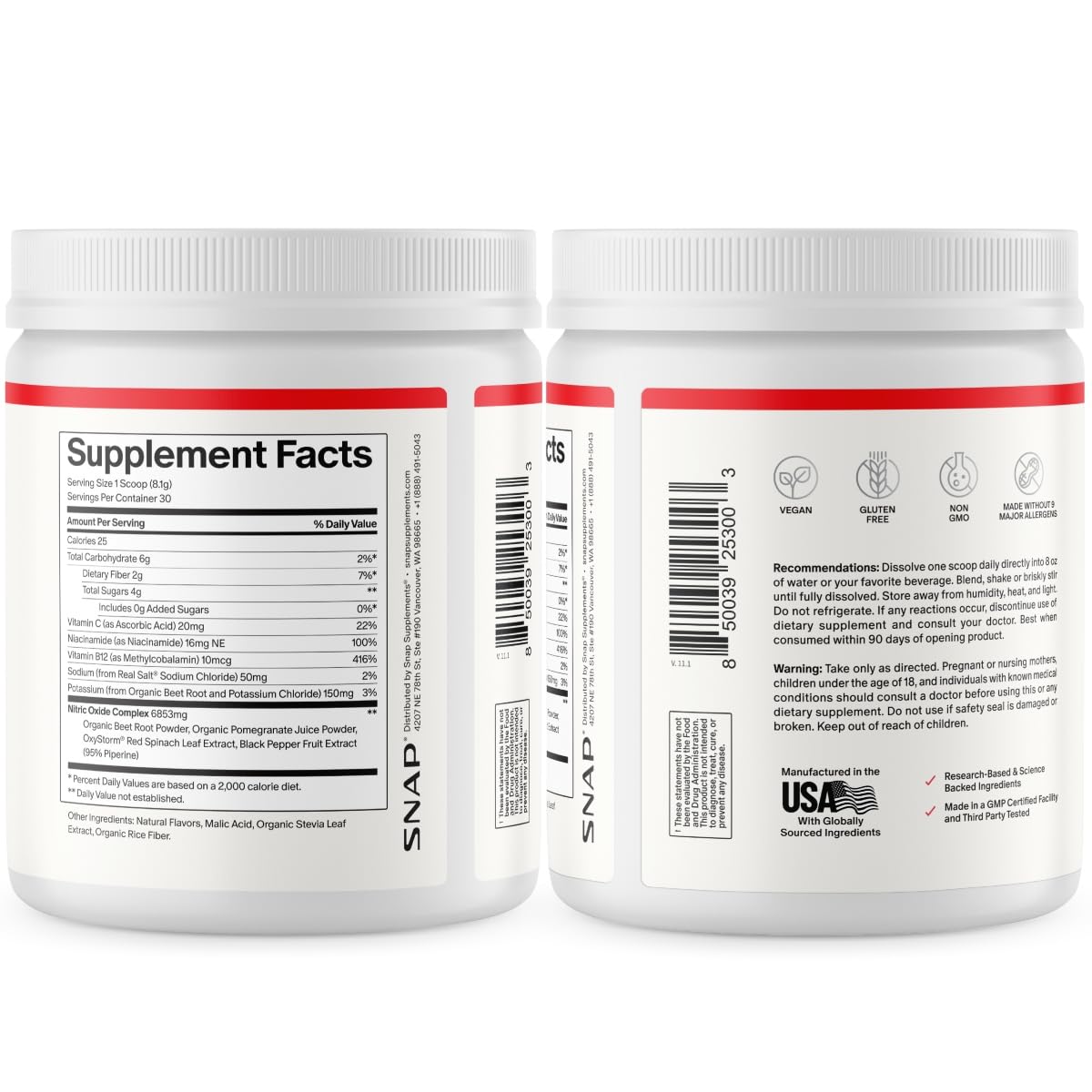 Snap Supplements Organic Beet Root Powder, Cherry Lime, 8.8 oz, 30 Servings — Amazon image 9
