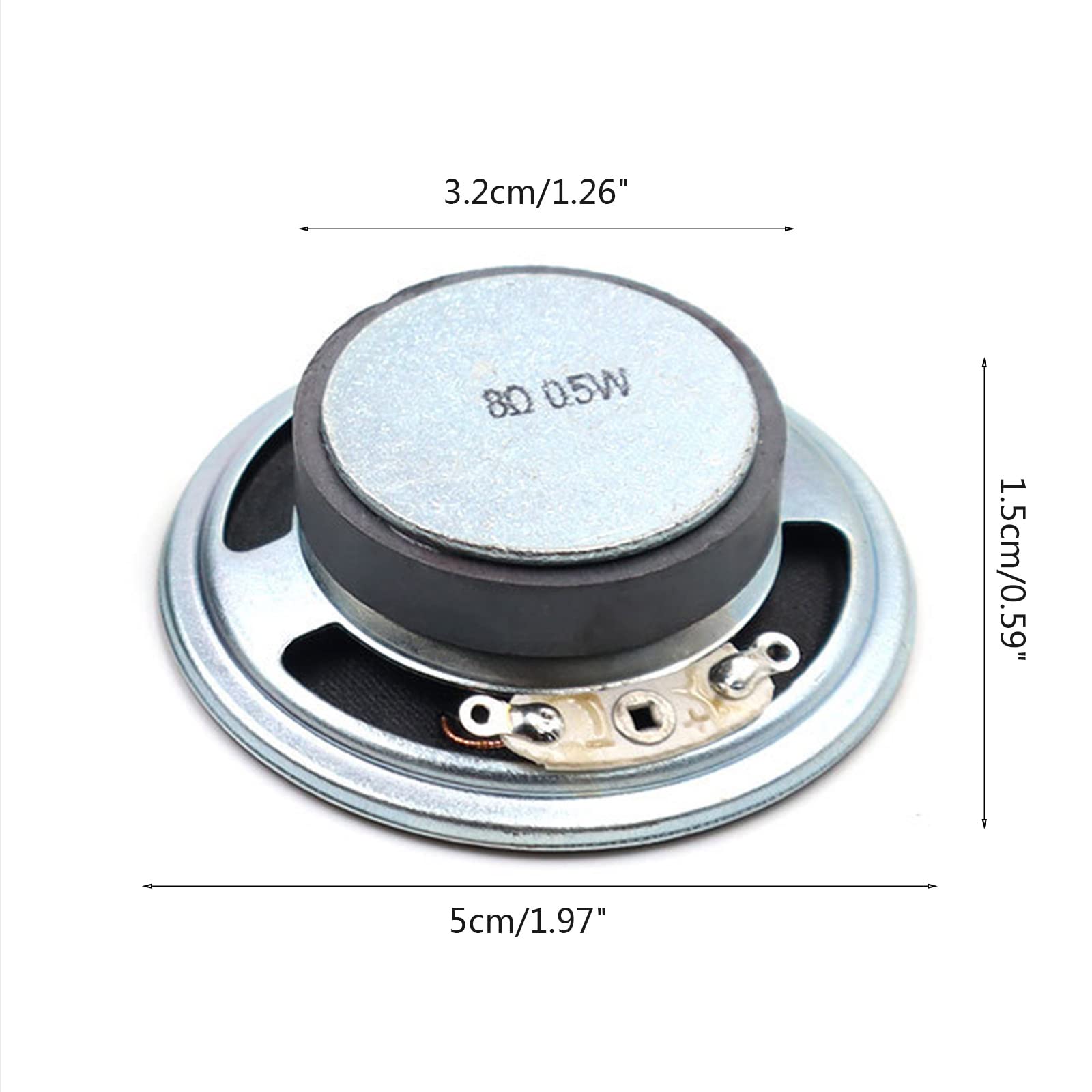 0.5W 8Ohm Altoparlanti Mini Ultra-sottile Horn Speaker Diametro 50MM 5CM 8Ohm 0.5 Per W Altoparlante Mini Magnet Speaker Ultra-sottile Altoparlante Mini Altoparlante