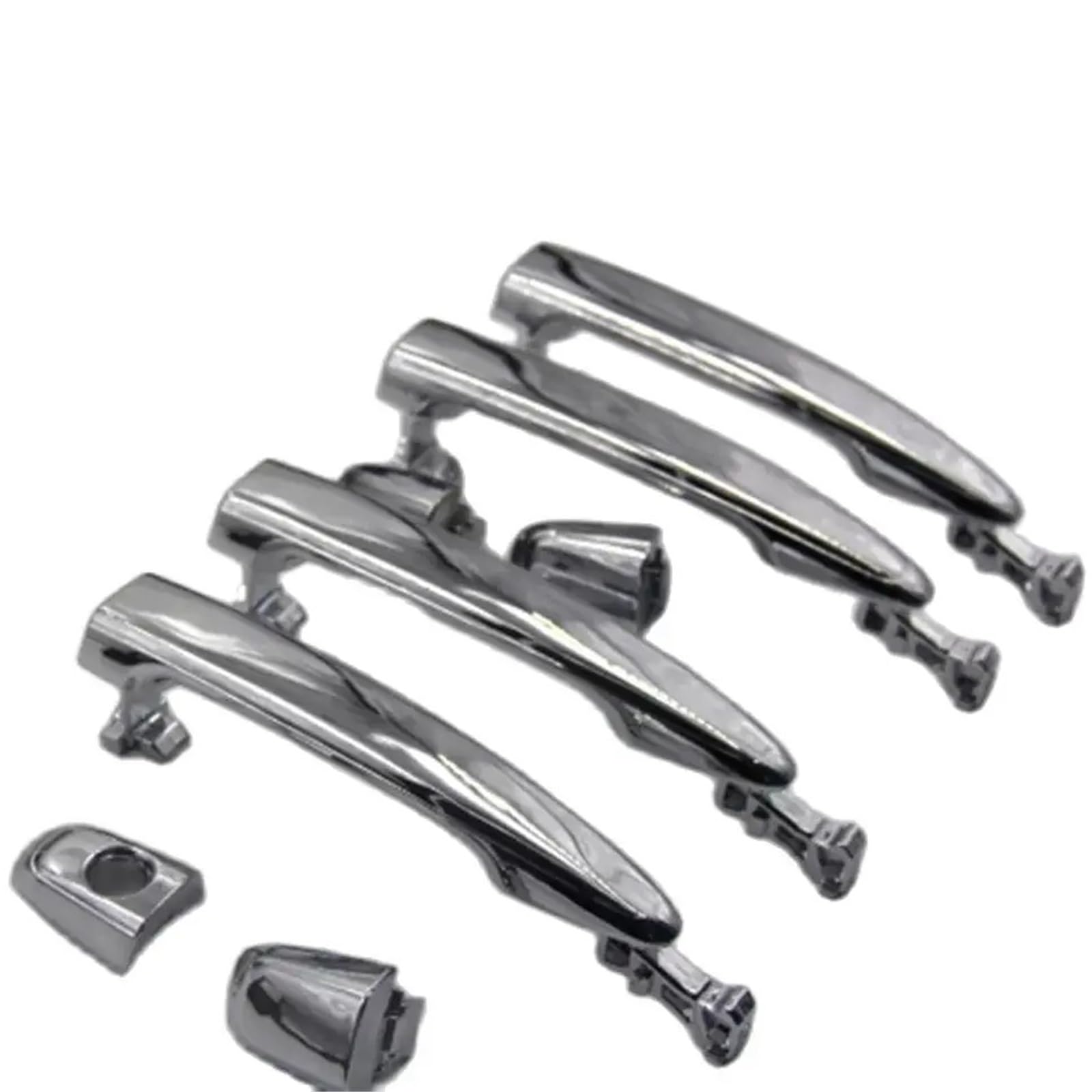 Hillar Chrome Door Outer Handle For Toyota For Camry For Avalon For Highlander For 4Runner Fj100 2002-2016 Exterior Door Handle(Chrome)