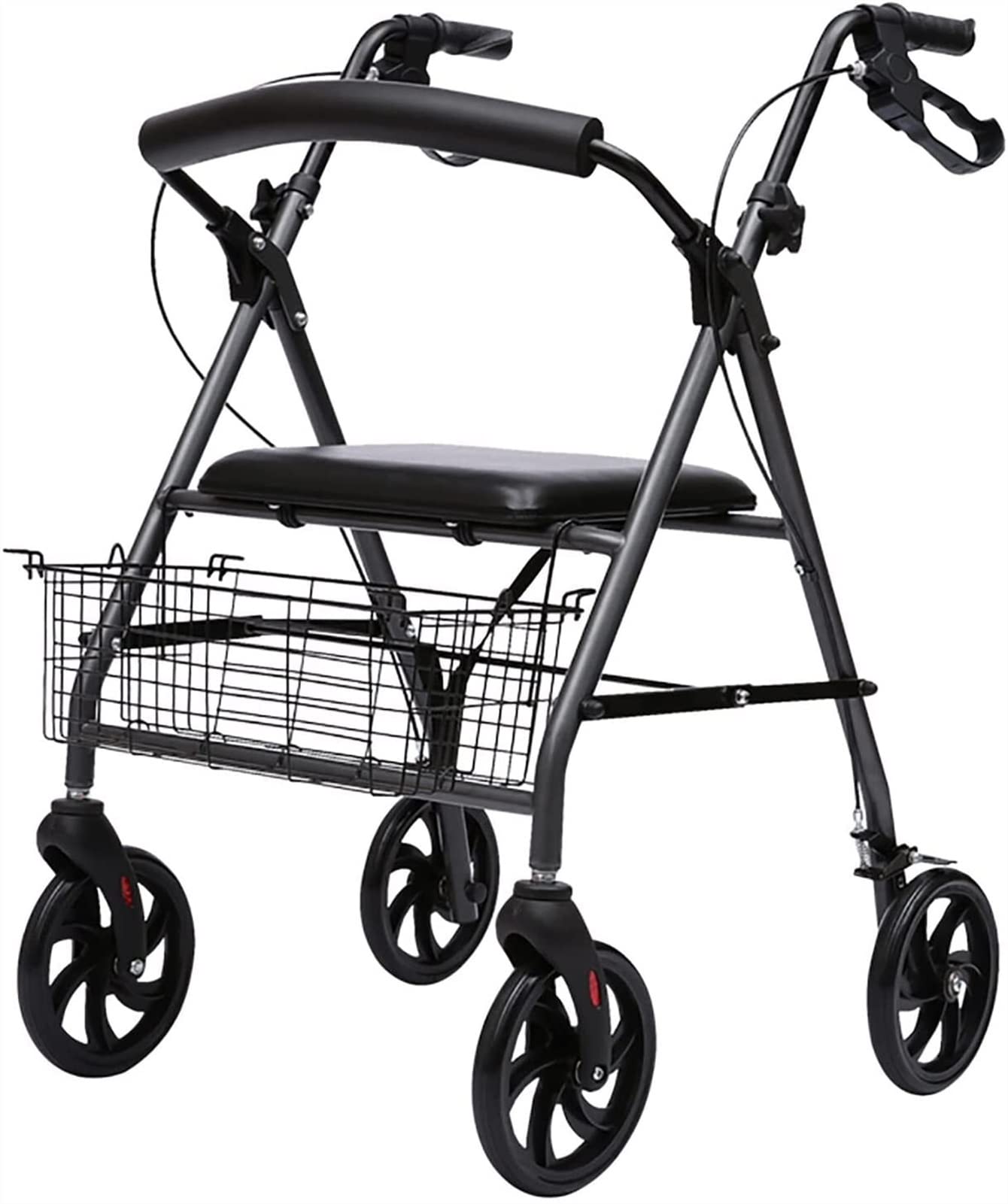 Buy Walkers for seniors, Upright Rollator with 8 Inch Wheels