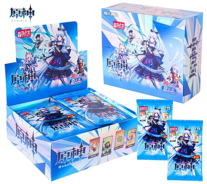 原神DIAMOND VALLEY COLLECTION CARD大感謝祭5パック 私が欲しいのは【原神】 ＼ 3 種類のカードを組み合わせて オリジナル