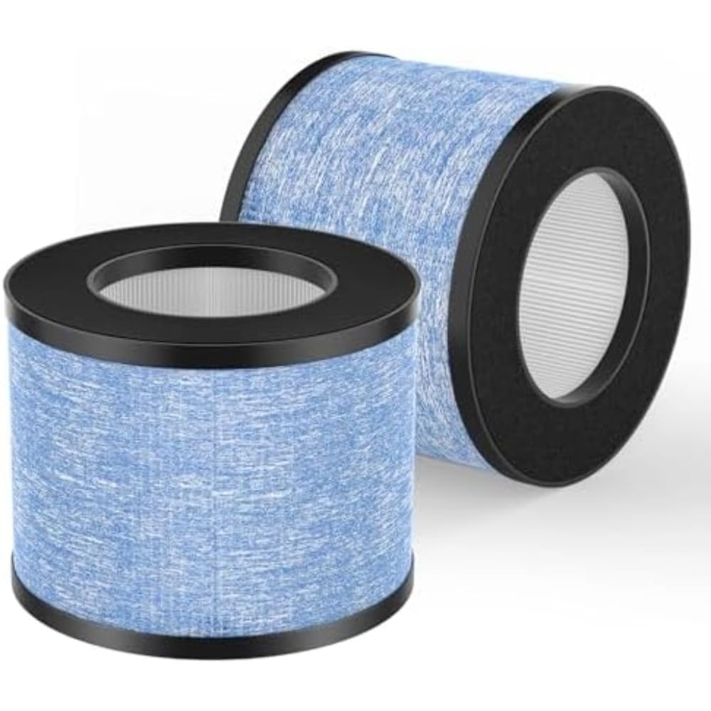 C102 MA-01CW Filter Replacement Compatible with Miko Ibuki & Ibuki+ Air Purifier, MA-18 and Okaysou AirMic4S Air Purifier, 2 Pack