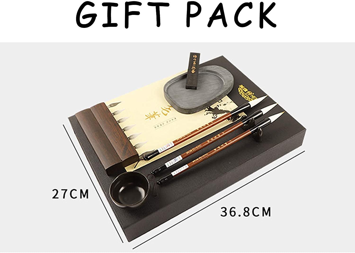 Zestaw chińskich pędzli do pisania Zestaw pędzli do chińskiej kaligrafii Kanji Japońskie pędzle Sumi Zestaw chińskich pędzli /386(Black)