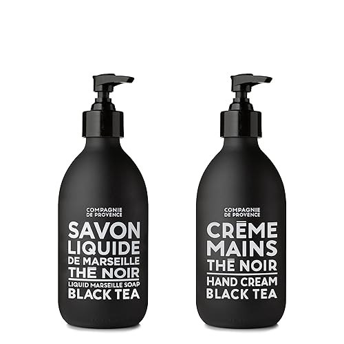 Compagnie de Provence - Jabón líquido y crema de manos de lujo - Té negro