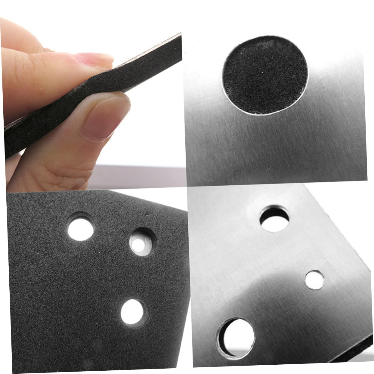 GLEAVI 3pezzi Platorello Di Ricambio Per Levigatrice Elettrica Pad Di Levigatura Con Alta Prestazione e Facile Installazione Compatibile