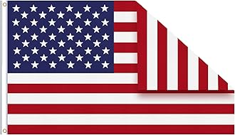 American Flag, Double Sides Priting US Flag 3x5 Ft- Upgrade 3-Ply Longest Lasting USA Flag. Heavy-Duty American Flags with Vivid Color and Brass Grommet for Outdoor & Indoor, Fade & UV Protected