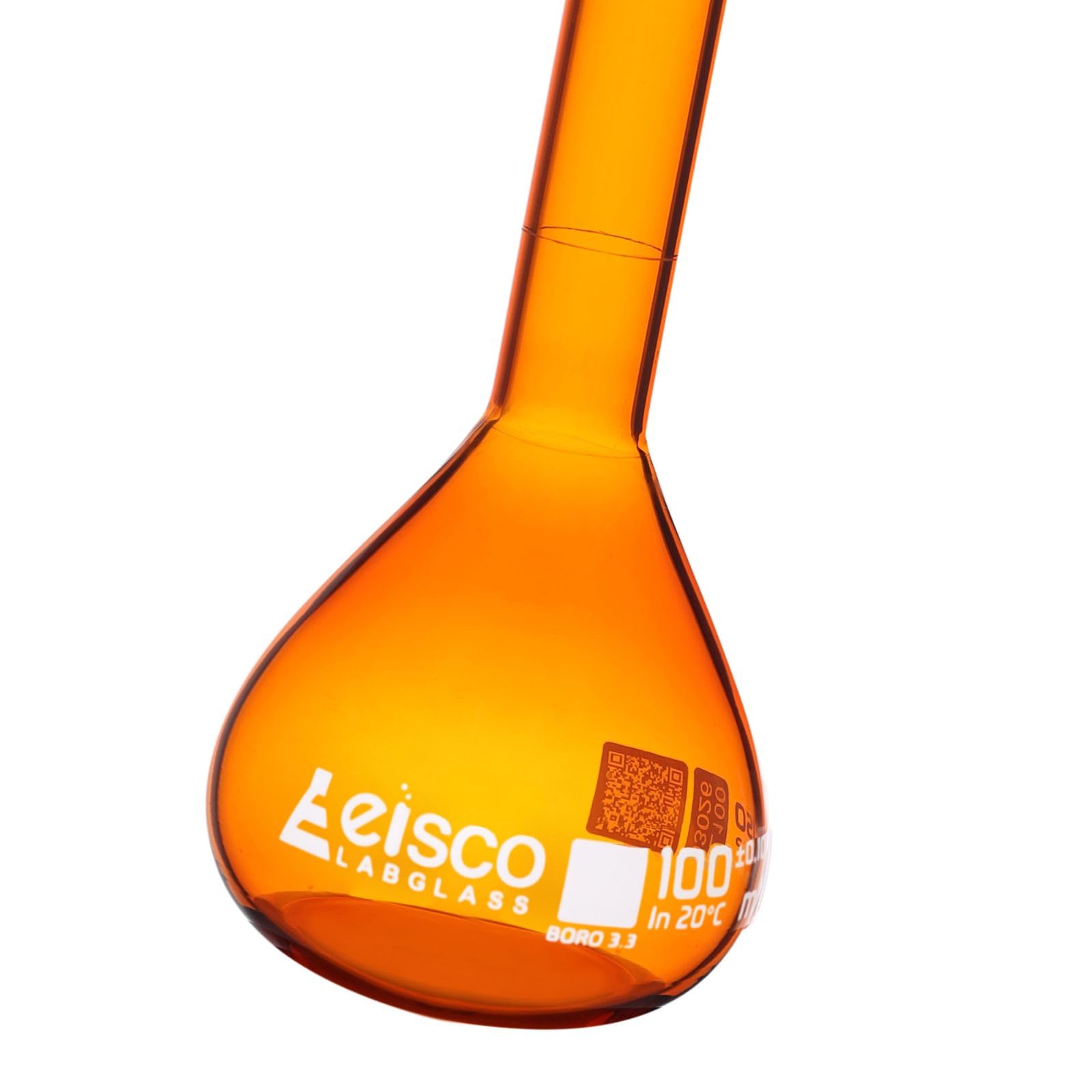 アンバーガラス フラスコ型 Amazon.co.jp: Eisco アンバー 容積式フラスコ 100ml - クラスA