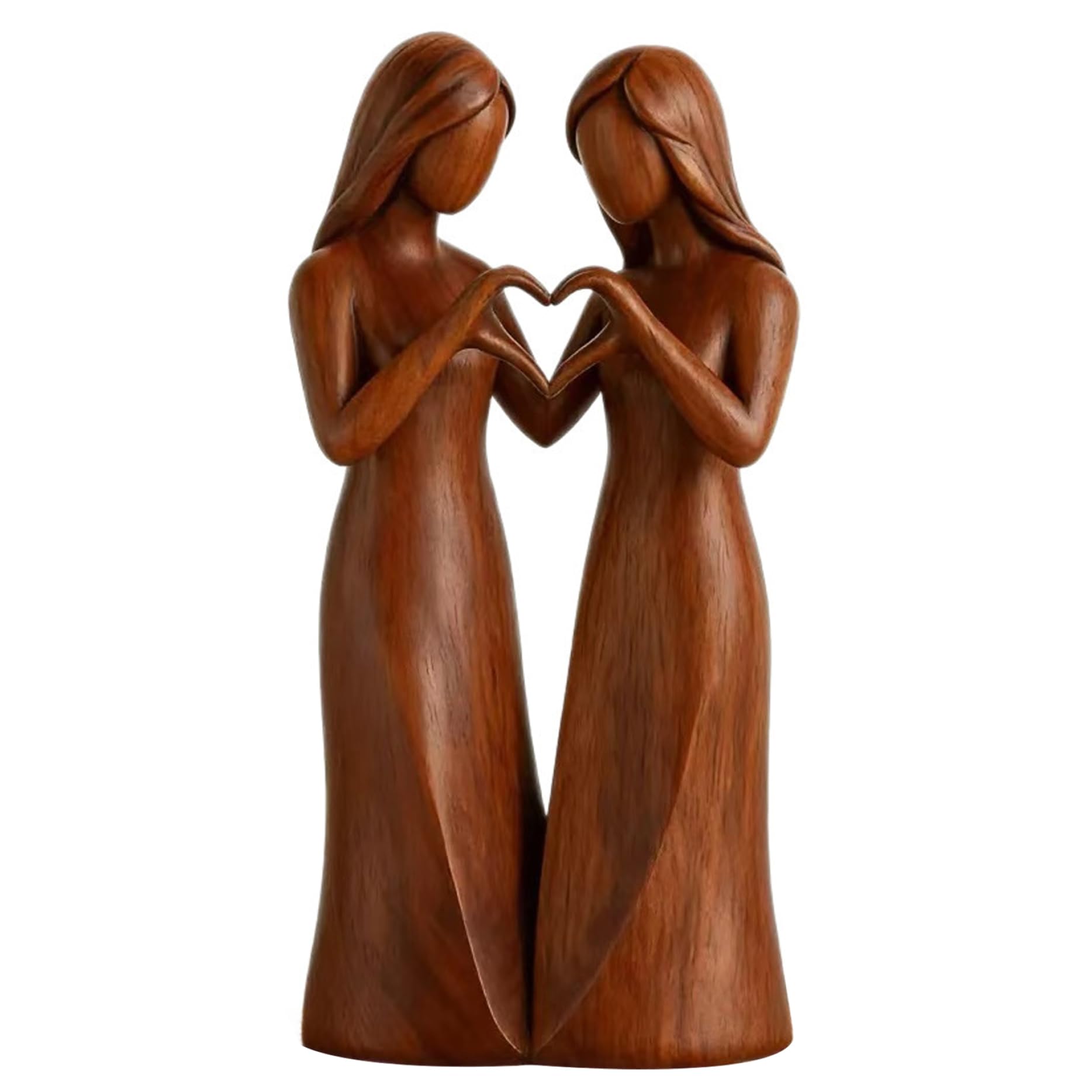 Aetherize Sisters Sculpture, Eternal Embrace Sister Figurines, Handcrafted Resin Art for Home Decor Sister Figurines