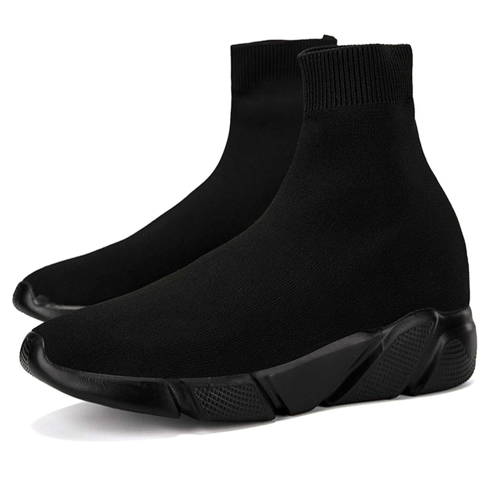CERYTHRINA Męskie i damskie buty sportowe z siateczki, na czas wolny, lekkie, oddychające, wygodne, do chodzenia, do biegania, na czas wolny, do biegania po ulicy, na wędrówki, do treningu, joggingu, aktywności na świeżym powietrzu, do biegania, czarny 1,