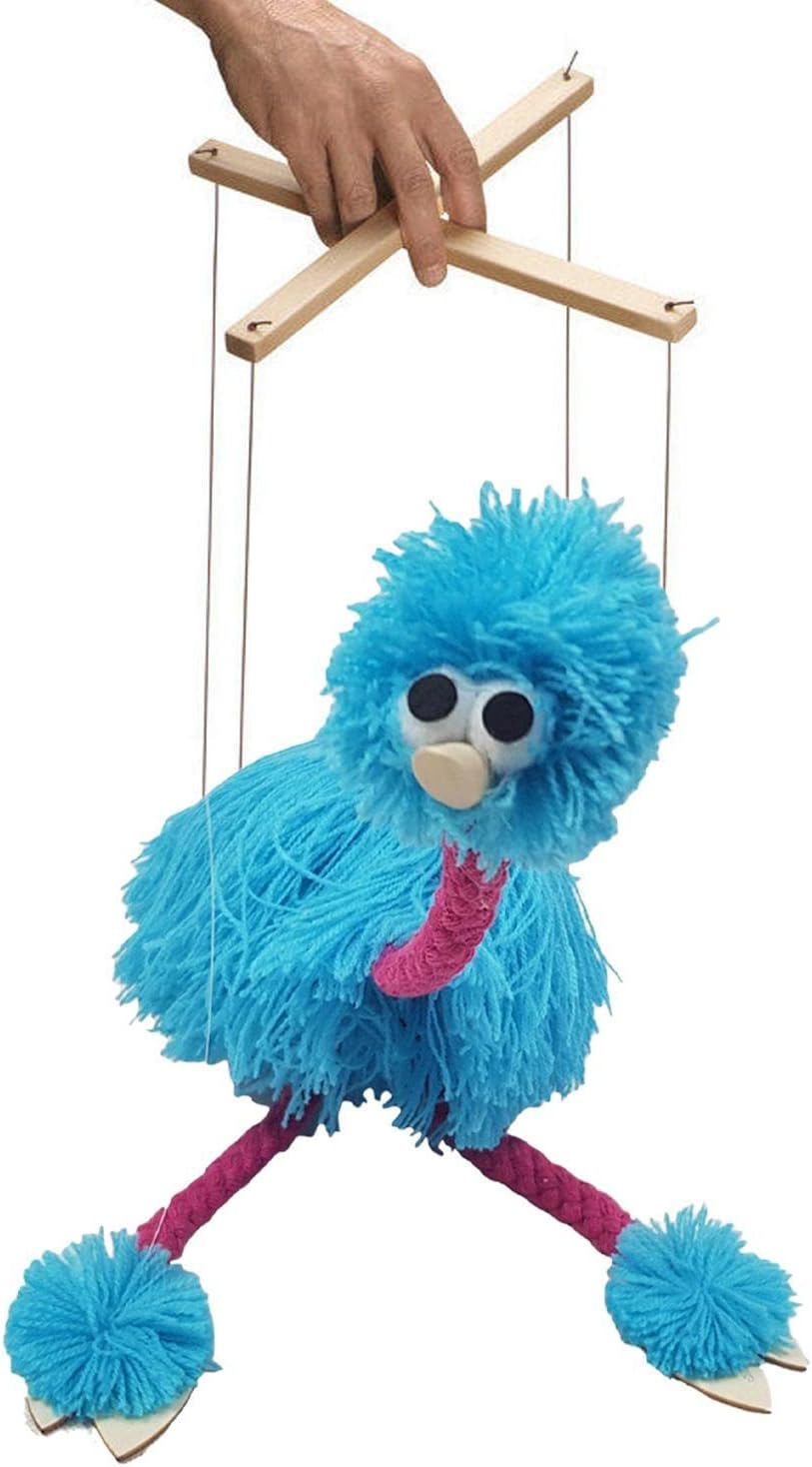 1Pcs Puppets, Funny Ostrich Toy Bird Puppets with