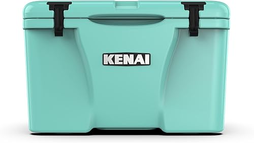KENAI Enfriador de 25 Cofre de hielo de 25 cuartos de galĂłn duradero con aislamiento rotomoldeado Fabricado en Estados Unidos GarantĂa de por KENAI Enfriador de 25 Cofre de hielo de 25 cuartos de galĂłn duradero con aislamiento rotomoldeado Fabricado en Estados Unidos GarantĂa de por