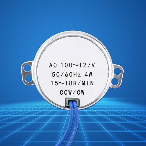 Ty-50B E212993 Ty-50Bty-50B Motor giratorio Motor eléctrico Motor síncrono AC 100 127V 4W Motor eléctrico con engranaje de chimenea 50 60Hz CCW CW