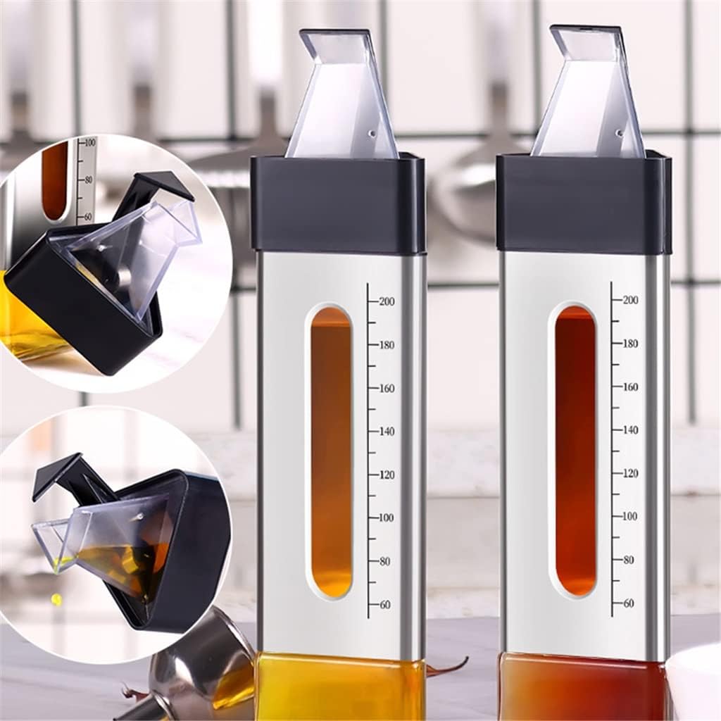 Oil Bottle Sealed Sauce Vinegar Seasoning Pot Jar Practical Condiments Storage Kitchen Tool