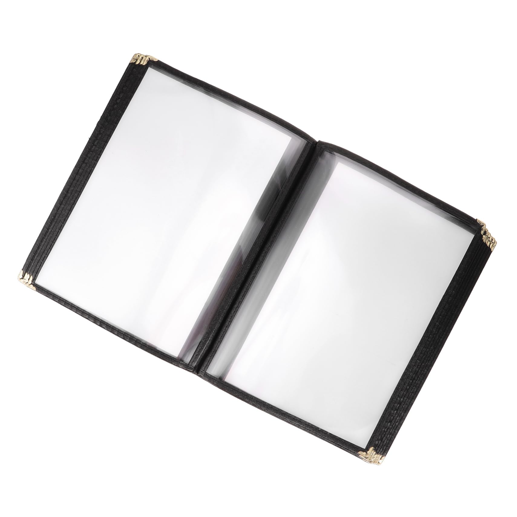 Unomor Restaurant Display Holder Menu Book Folder Clear Menu Book Convenient Menu Book Restaurant Menu Covers Restaurant Use Menu Book Practical Menu Book Restaurant Supplies