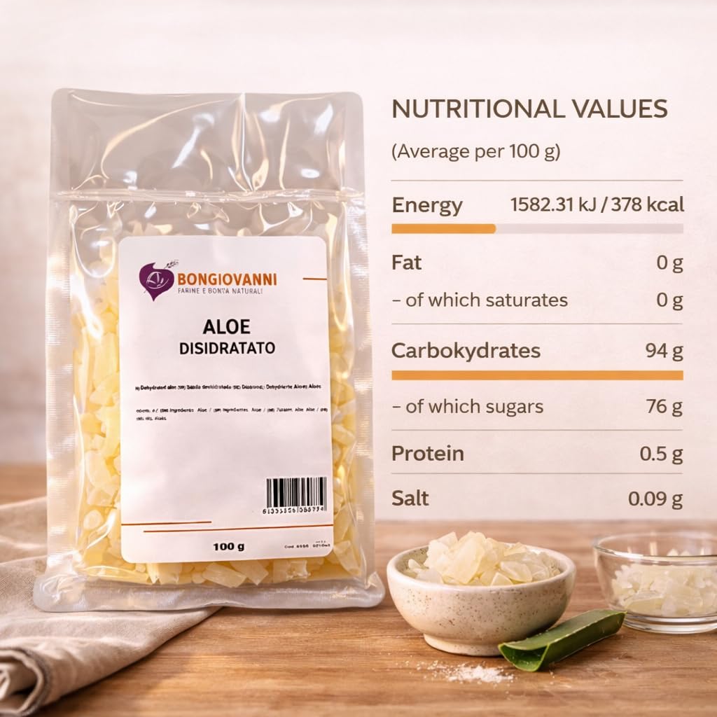 BONGIOVANNI FARINE E BONTA' NATURALI Aloe Disidratato - 0.2 kg