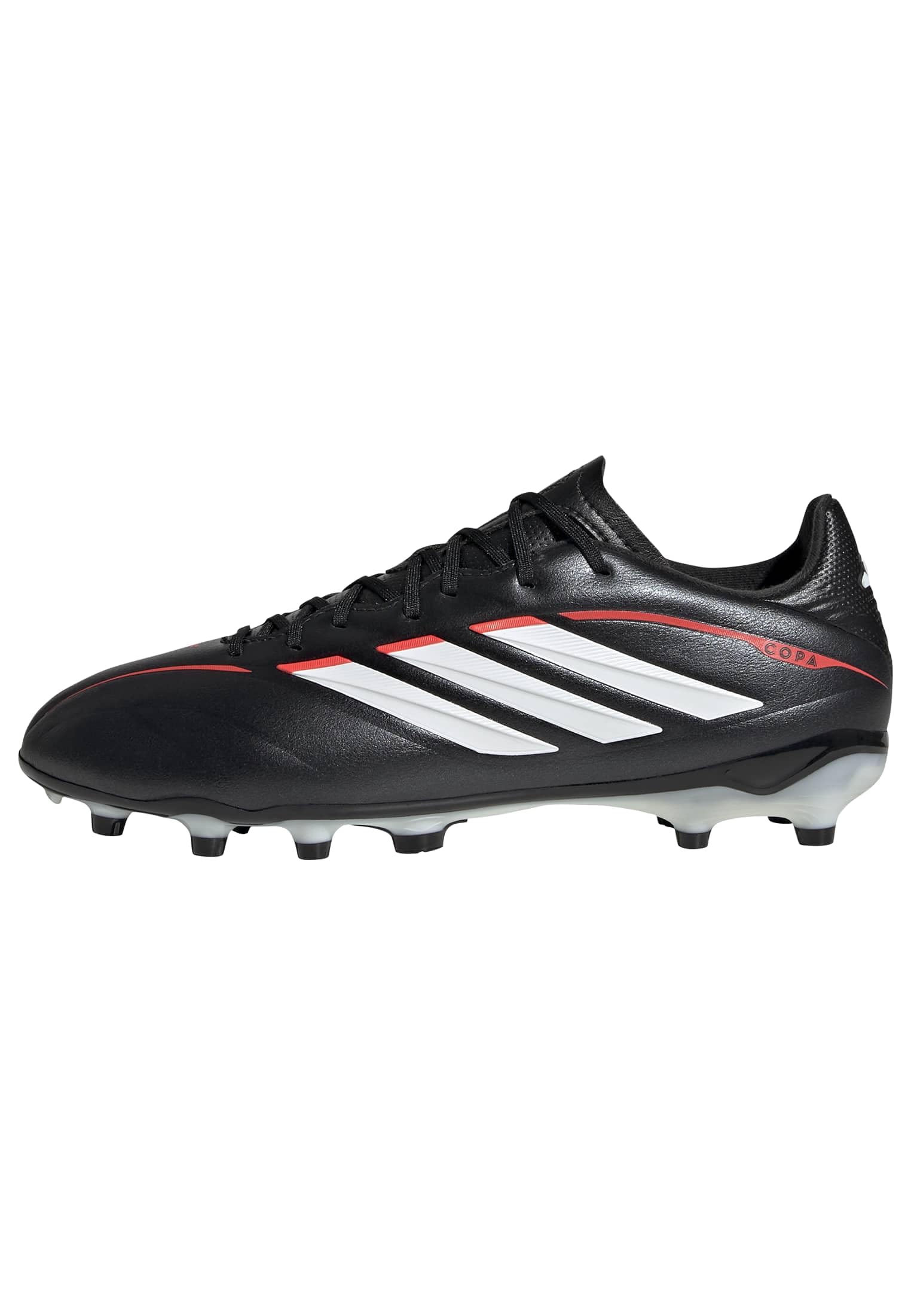 adidas Unisex Kids Copa Pure Iv League Firm Ground Football Boots Kids Shoes, Core Black/FTWR White/Lucid Red, 12.5 UK Child