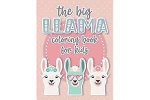 The Big Llama Coloring Book