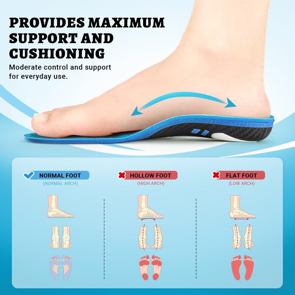 VALSOLE Plantar Fasciitis Insoles,210+ lbsHeavy Duty Zambia Ubuy
