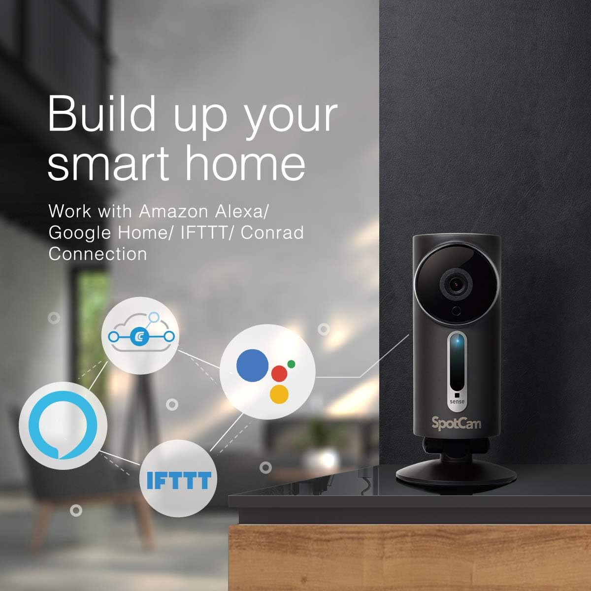 Nеw Prоduсt SpotCam Sense Pro Wireless Home Security Camera 1080p Indoor/Outdoor, Night Vision, Two-Way Talk, Motion Sound Alert, Temperature/Humidity/Lux Sensor, Free Fulltime Cloud Recording, NOT Made in China Crаzу Clеаrаnсе SpotCam Sense Pro Wireless Home Security Camera 1080p Indoor/Outdoor, Night Vision, Two-Way Talk, Motion Sound Alert, Temperature/Humidity/Lux Sensor, Free Fulltime Cloud Recording, NOT Made in China