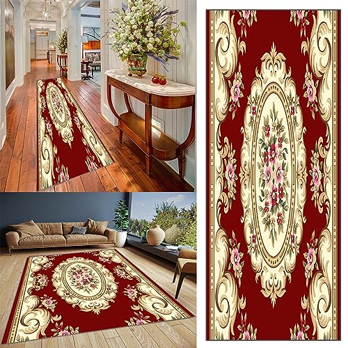 Alfombra pasillo antideslizante 60 x 320 cm corredor de cocina rectangular y lavable 2