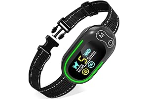 Classic Black Dog Bark Collar, Stop Annoying Barking