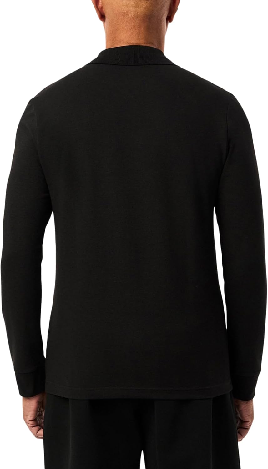 Lacoste Mens Regular Fit Long Sleeved Cotton Blend Polo Shirt - Image 2