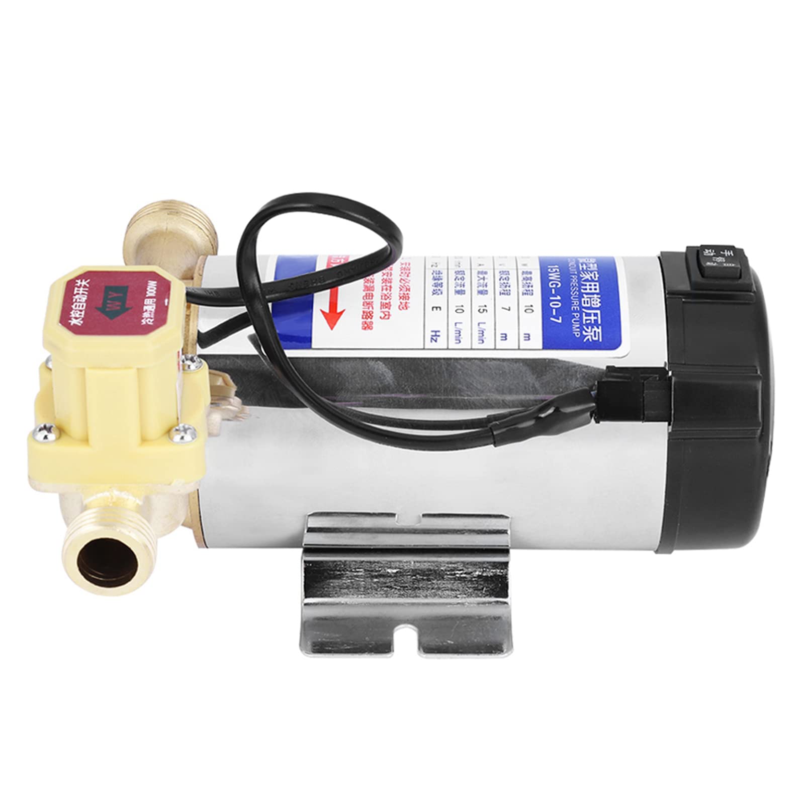 Auto ar Bomba de Impulso, ar Automático Acero inoxidable Bomba de impulso automática para la ducha del grifo del fregadero tubería de agua del grifo Amplificador de agua a presión