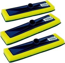 Kit de 3 Esponjas para Rodo, Abrasivo, 25x8cm, Limpeza de Azulejo e Piso(cores sortidas)- QH Shopp