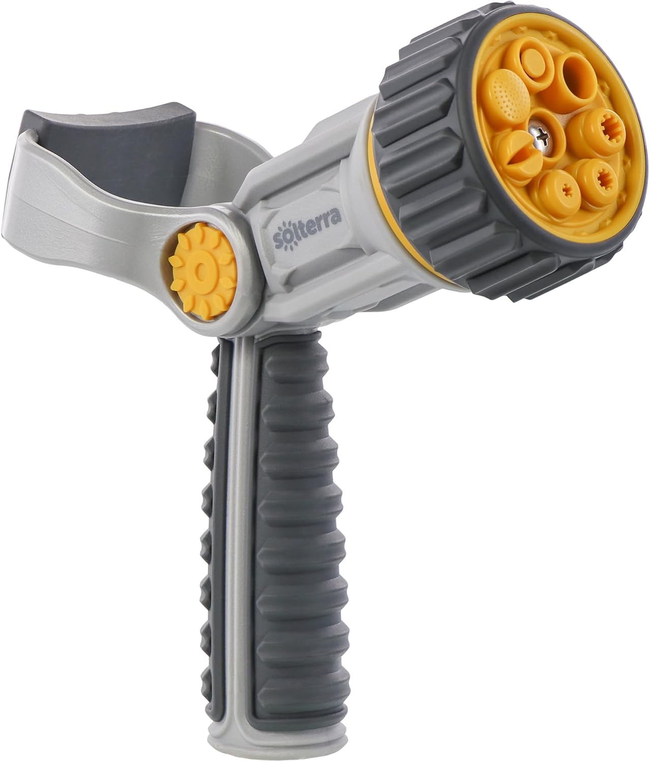 Solterra Adjustable Garden Hose Nozzle with Rear Trigger