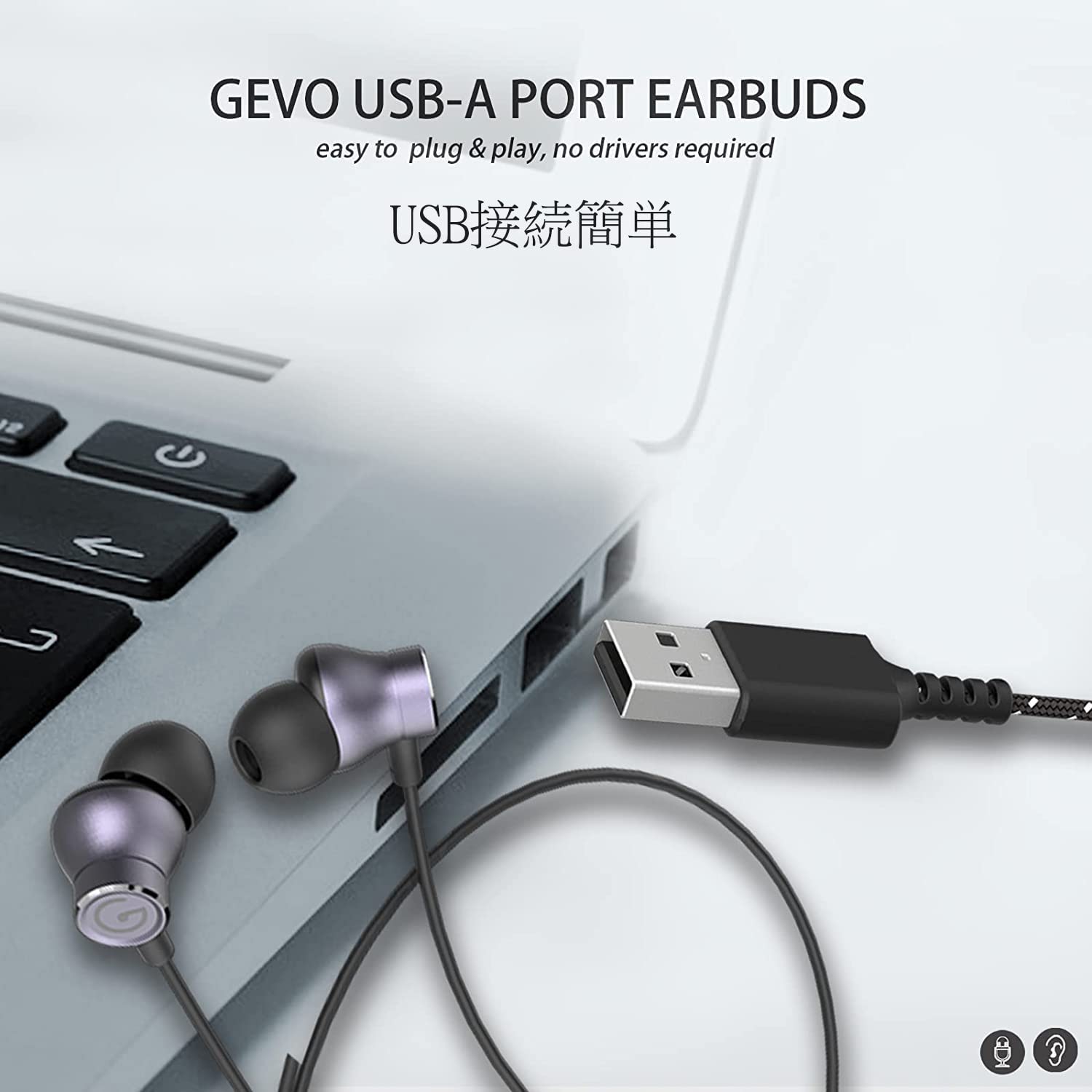 Amazon.co.jp: USB ヘッドセット ヘッドホン PC用 軽量 有線 カナル型