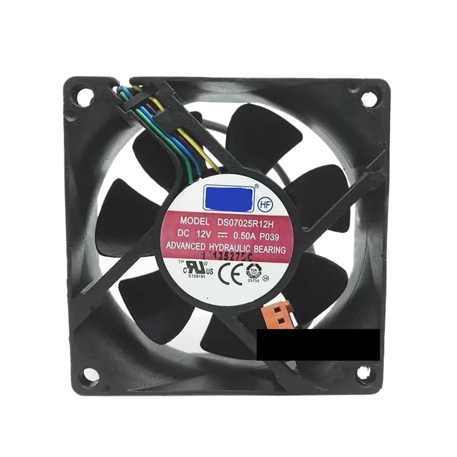 Ventilateur de serveur 4 fils à haute pression statique DS07025R12H 12V